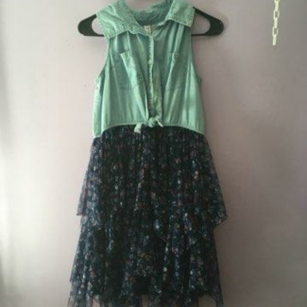 A justice jean tank top dress !!!!!